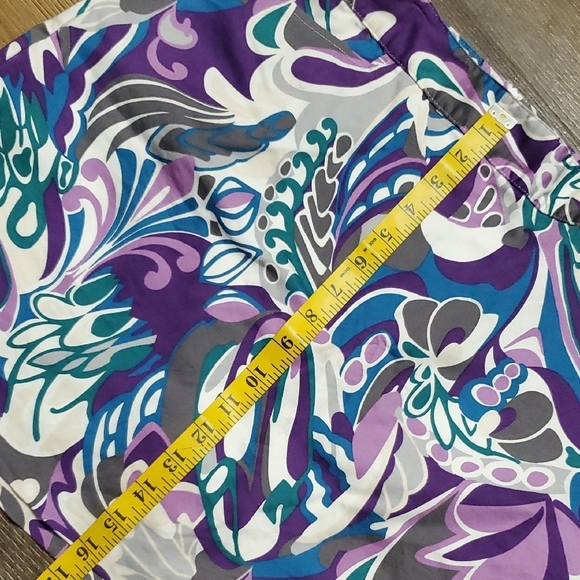 Lady Hagen Purple and Blue Patterned Skort - Picture 3 of 8